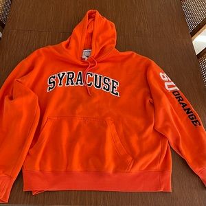 Syracuse sweatshirt.